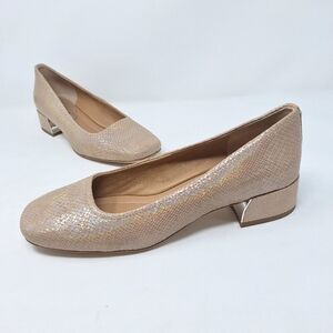 Donald Pliner Drew Iridescent Snake Embossed Leather Pumps